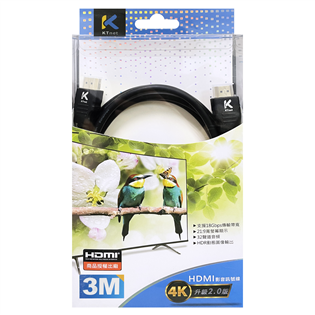 【KTnet】HDMI 2.0影音訊號線 - 3m 