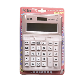【歌林 】KEC-KU40P(玫瑰金)12位稅率計算機