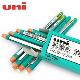 三菱 uni (EK-100) 長型紙捲橡皮擦 10支入