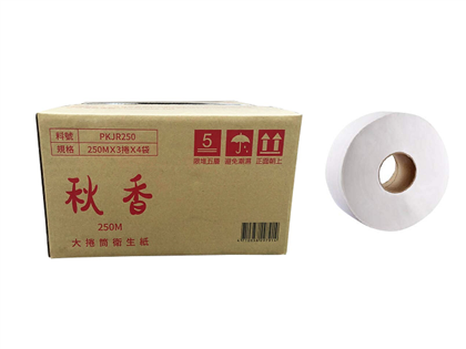 秋香 大捲筒衛生紙(250Mx3捲x4袋/箱)
